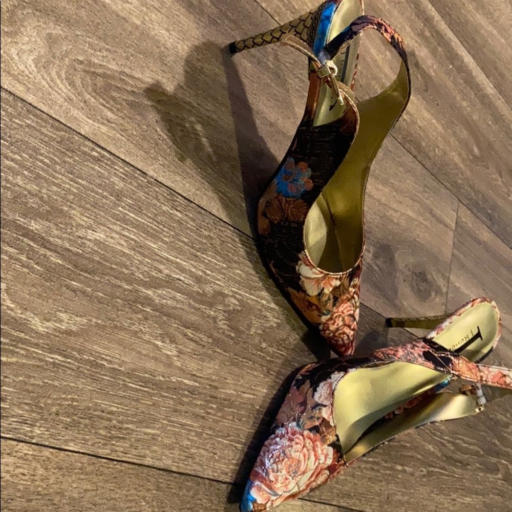J. Renee Floral Slingback Pump